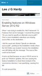 Mobile Screenshot of leejghardy.com